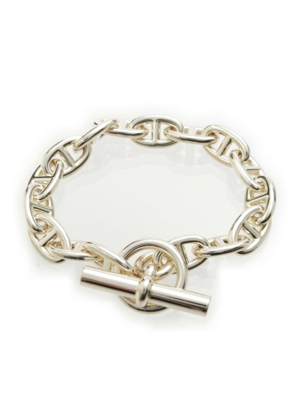Hermes Chaine D'ancre PM 16 Links Bracelet Silver